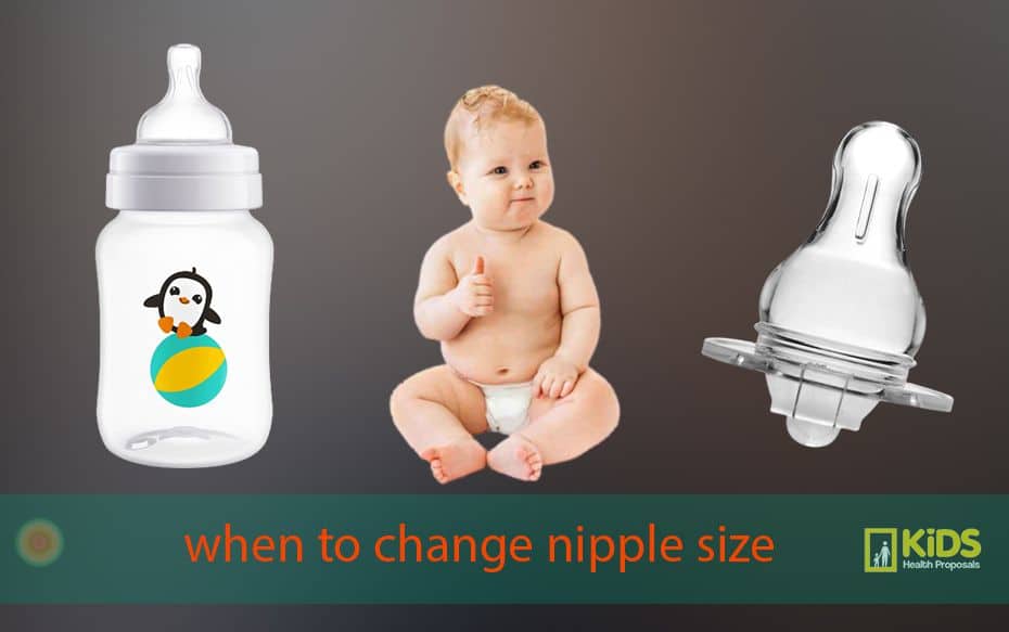when to change bottle nipple size